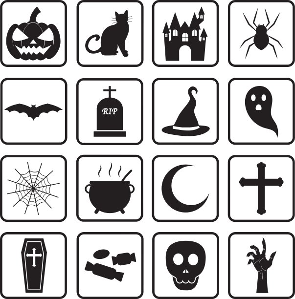 万圣节的图标图片下载