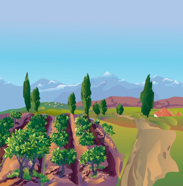 种植园山图片下载