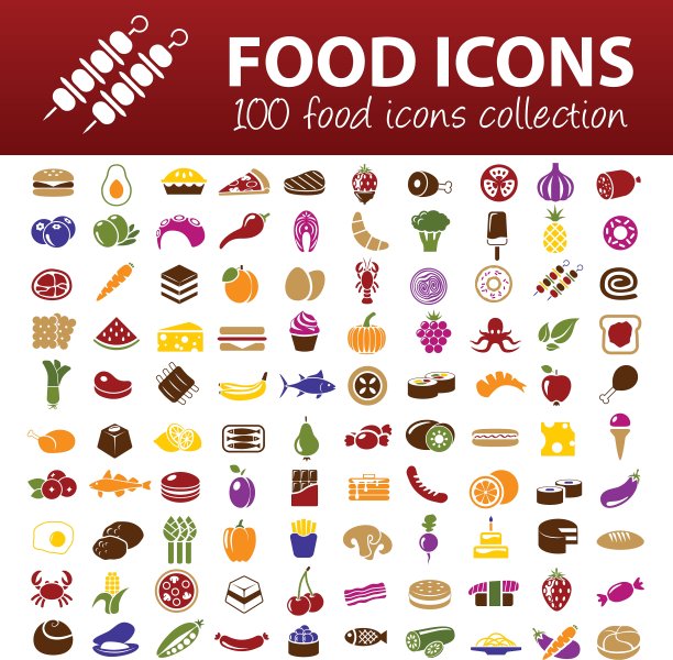 几百食物图标图片下载