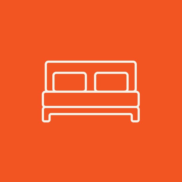 双床线图标图片下载