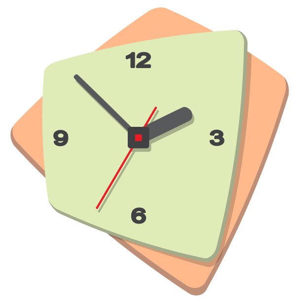 壁挂式数字钟图片下载