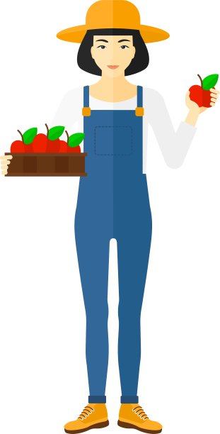 农民收集苹果图片下载