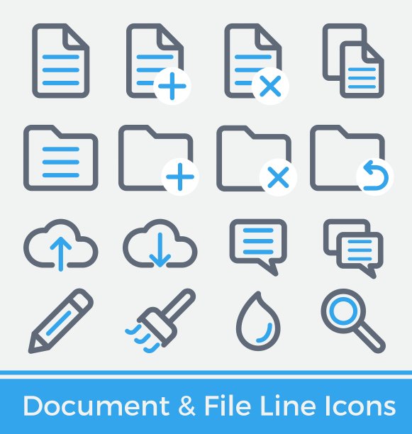 文件和目录管理图标图片下载