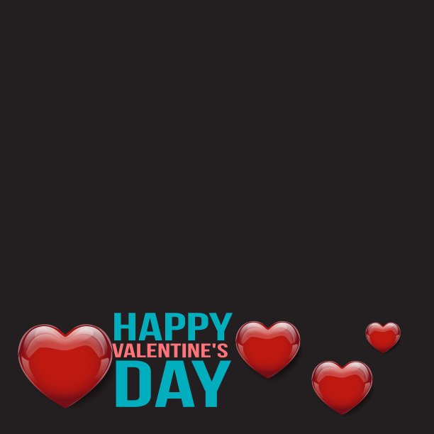 大红色的心图片下载