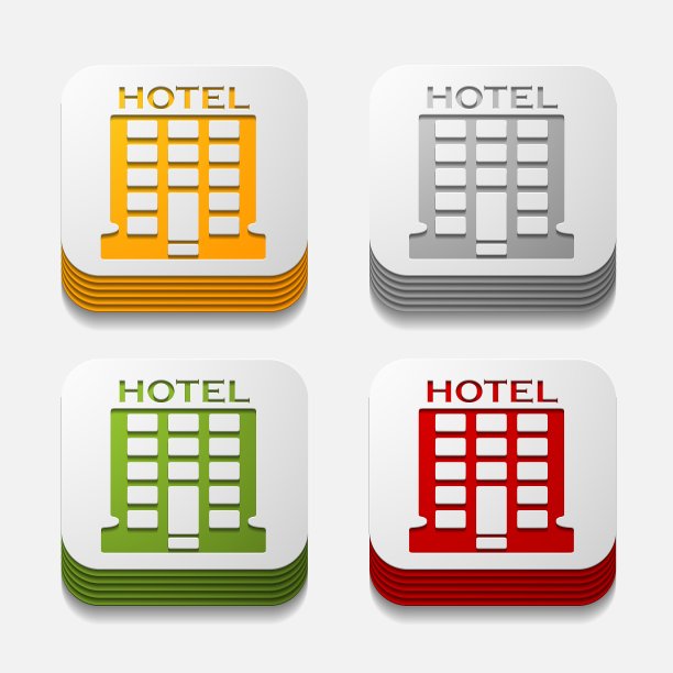 方形按钮酒店图片下载