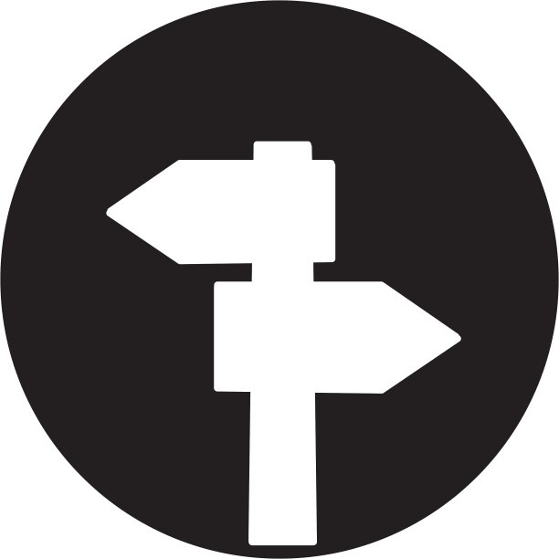 空白路标图标图片下载