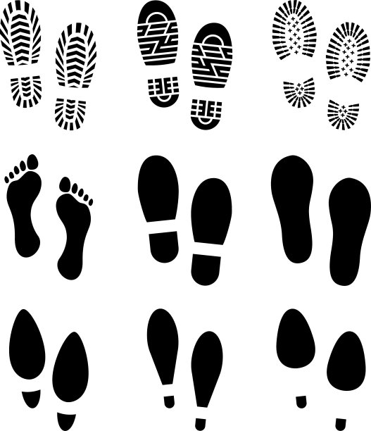 的足迹图片下载