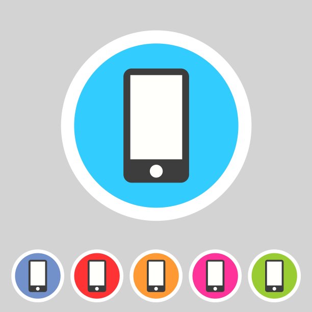 智能手机平板平板图标徽章图片下载