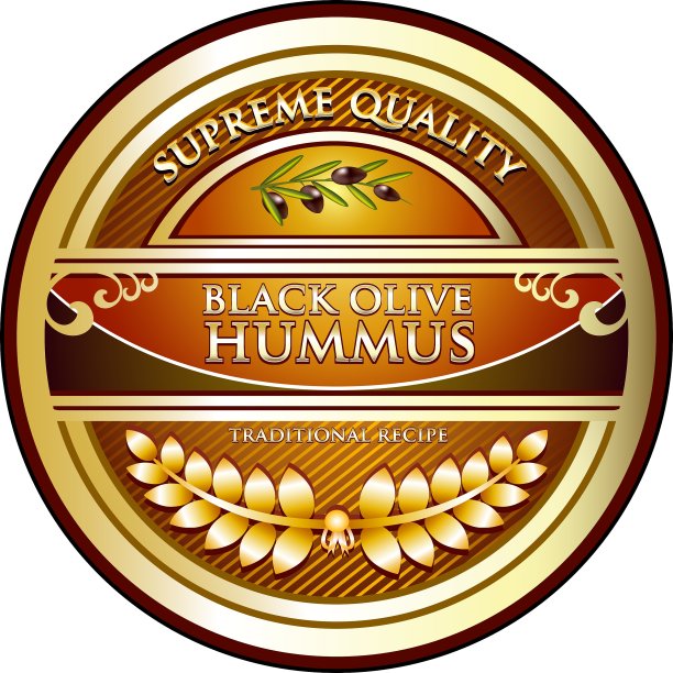鹰嘴豆泥黑橄榄图片下载