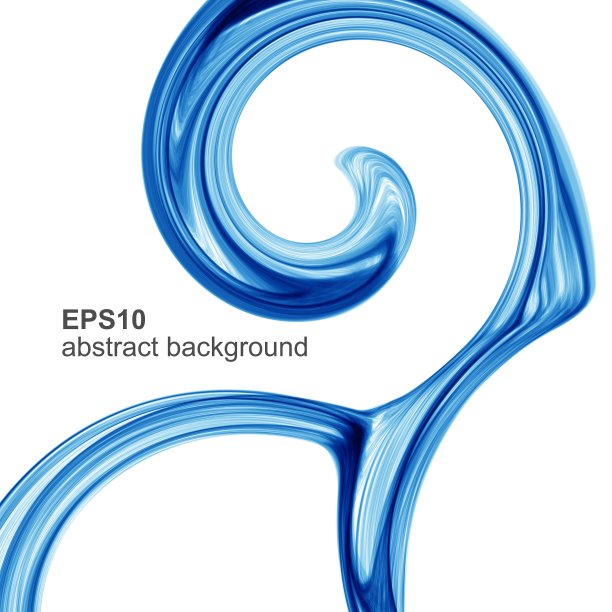 抽象的蓝色波浪的未来背景图片下载