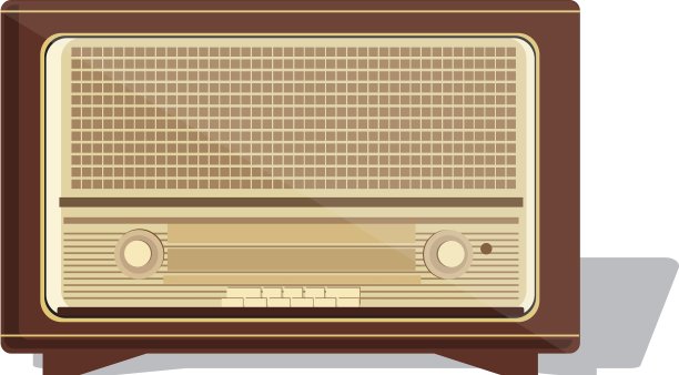 台旧收音机图片下载