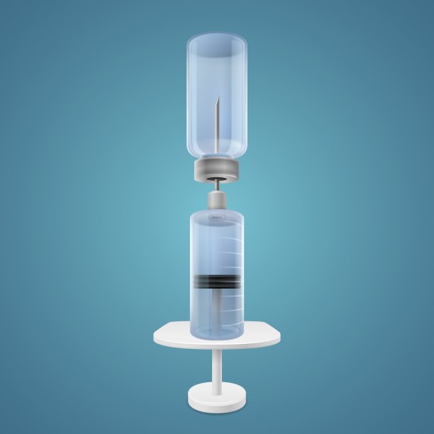 注射器刺穿小瓶图片下载