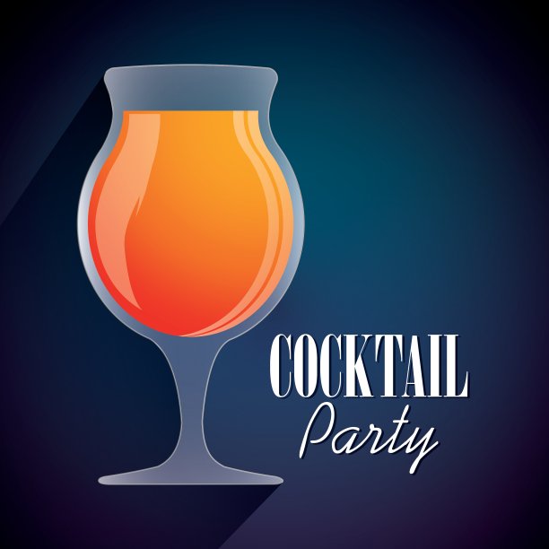 鸡尾酒杯玻璃杯设计图片下载