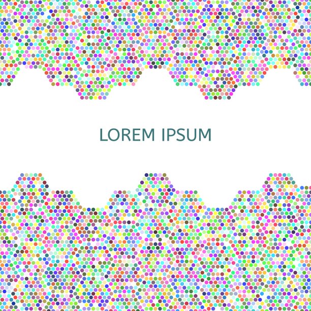 摘要六角形点背景图片下载