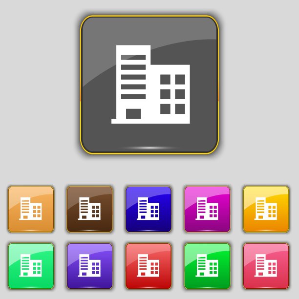 高层商业建筑和住宅图片下载