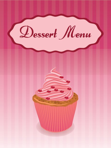 甜点菜单图片下载