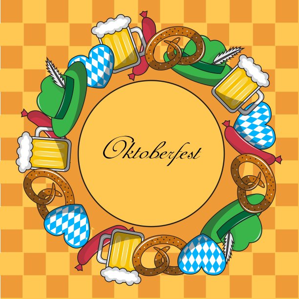 啤酒节框架图片下载