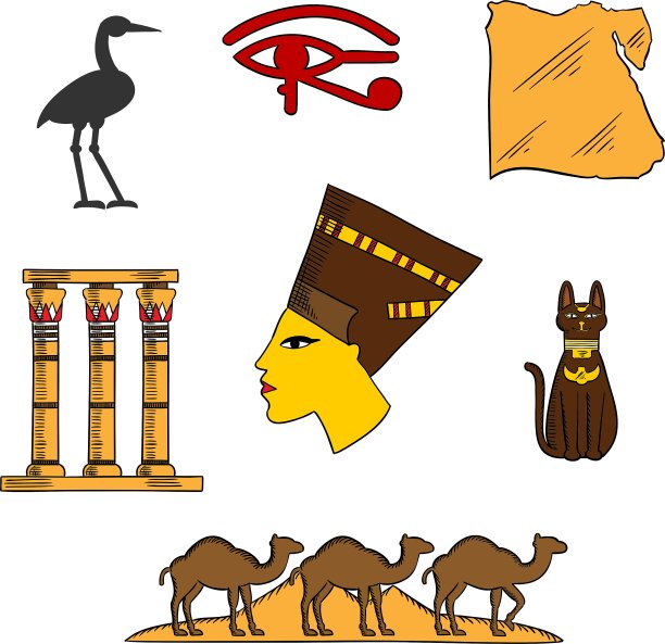 埃及宗教和文化的象征图片下载