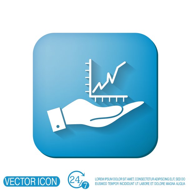 手里拿着一个图表图商业图标图片下载