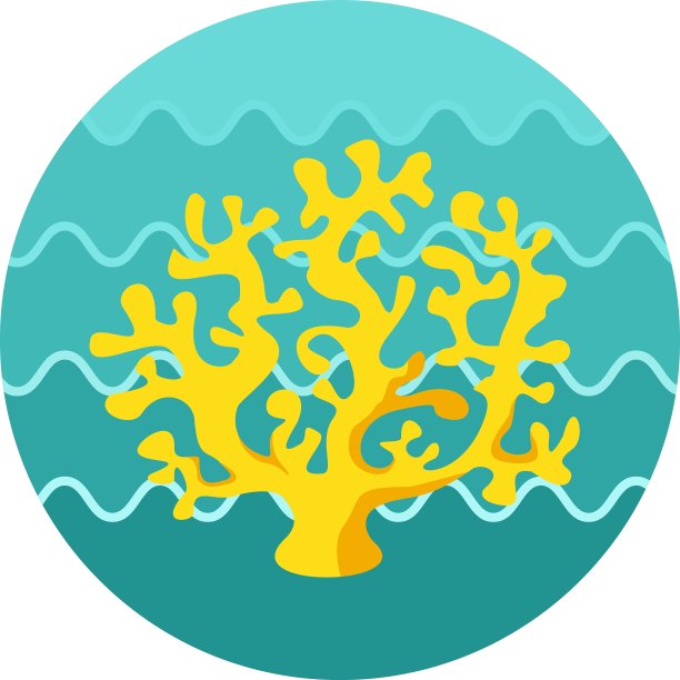 珊瑚图标暑假图片下载