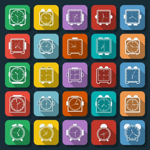 闹钟集合图片下载