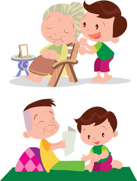 可爱的男孩按摩图片下载