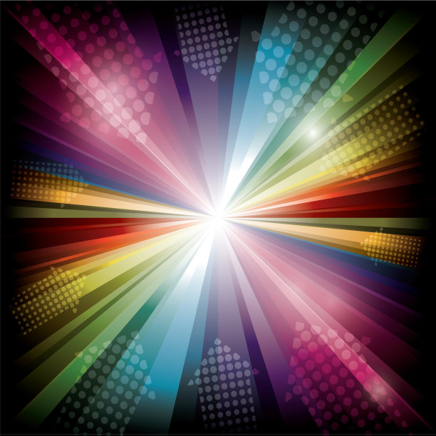 抽象的彩虹背景图片下载