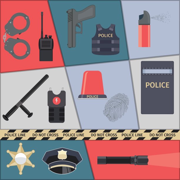 警察图标集图片下载