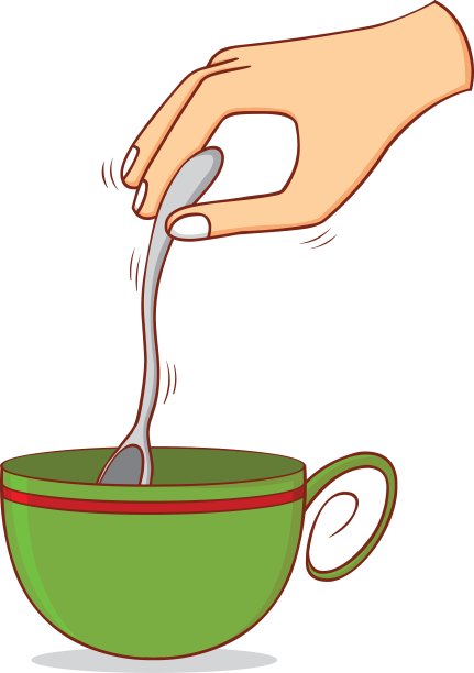 搅拌咖啡图片下载