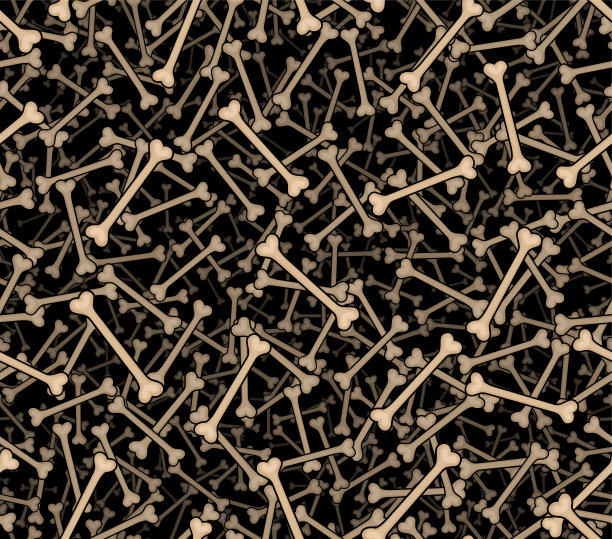 骨头无缝的背景图片下载