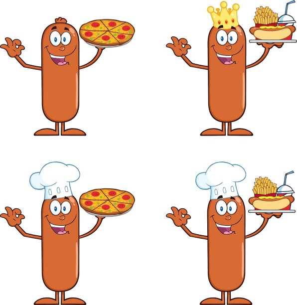 香肠卡通图片下载