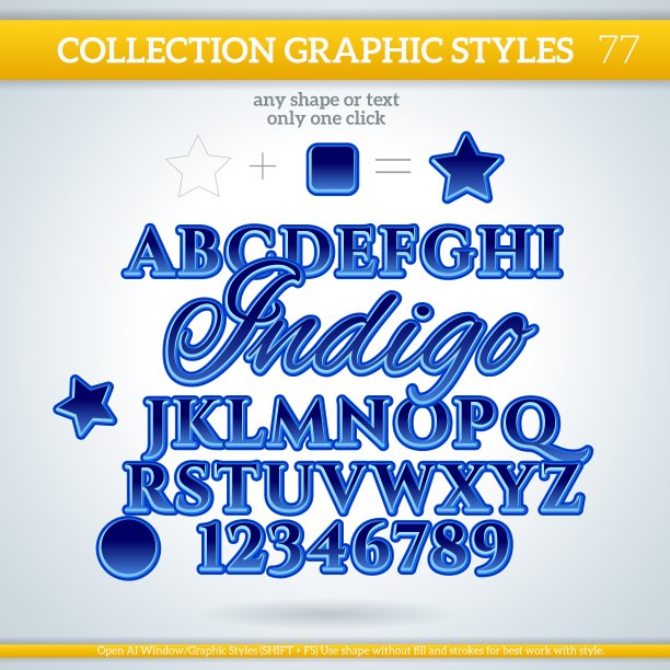 靛蓝图形风格的设计用于装饰图片下载