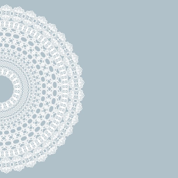 复古蕾丝请帖图片下载