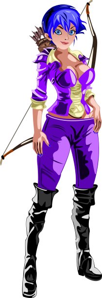 时尚女青年图片下载