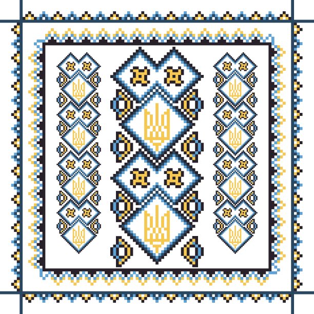 一套无缝的装饰边框基于图片下载