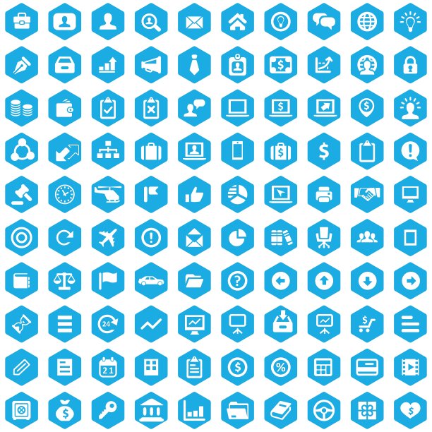 100年业务图标图片下载