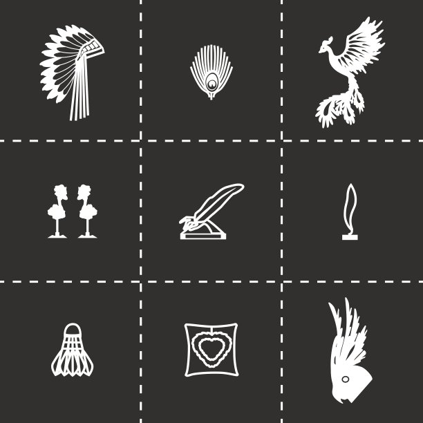 羽毛图标设置图片下载