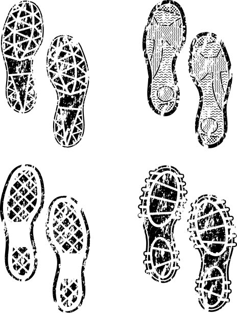 鞋印乏味的东西图片下载