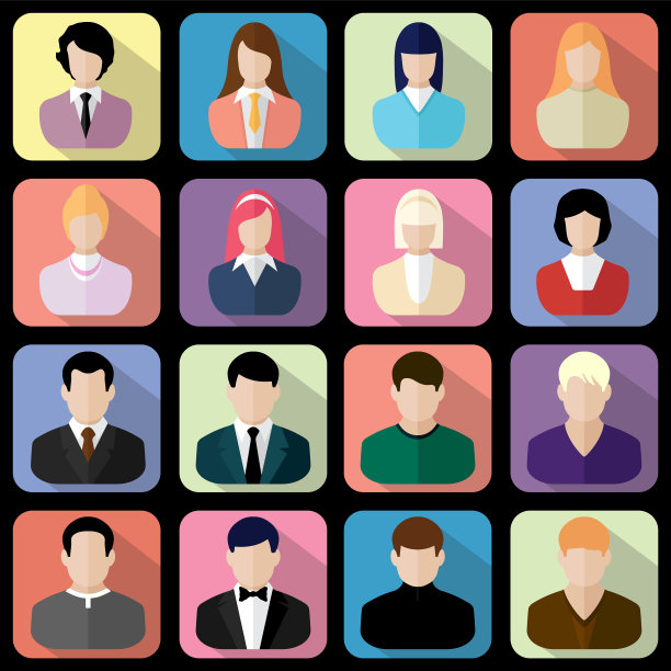 平的用户图标图片下载