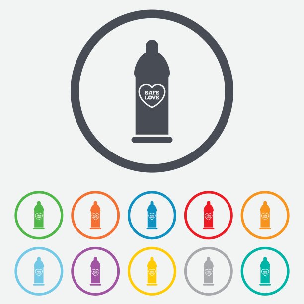 安全套安全性标志标志避孕屏障图片下载