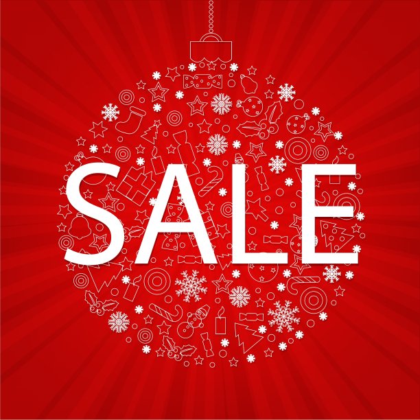 圣诞节打折海报图片下载