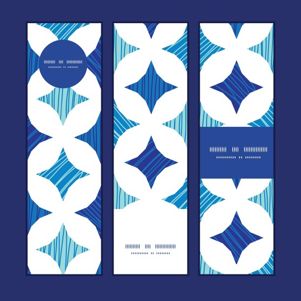 蓝色大理石瓷砖垂直条幅设置图案图片下载