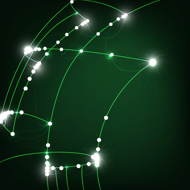 照明抽象数字波图片下载