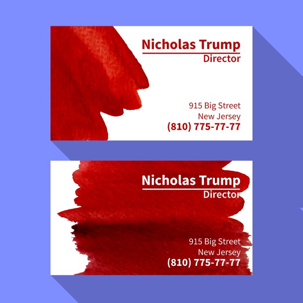 抽象创意名片图片下载