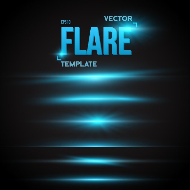 太阳镜头光晕效果透明图片下载