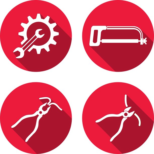 工具图标设置锯钳钳钳齿轮图片下载