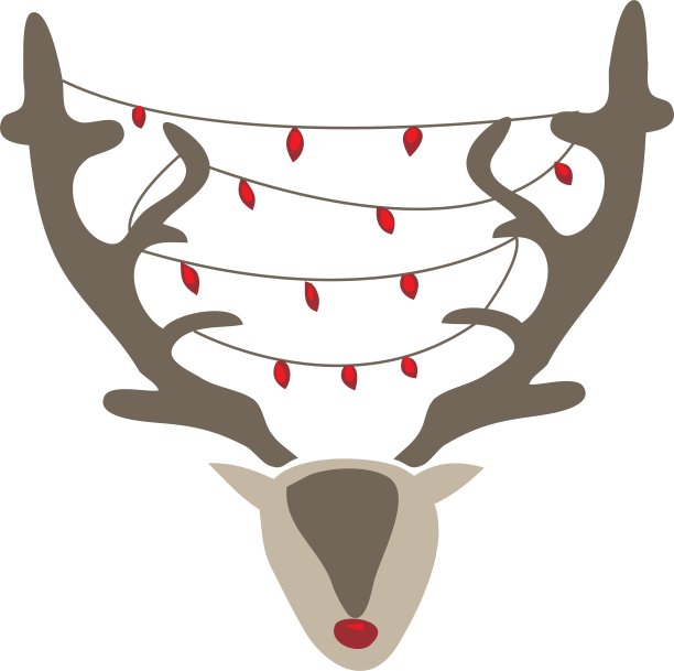 圣诞驯鹿图片下载