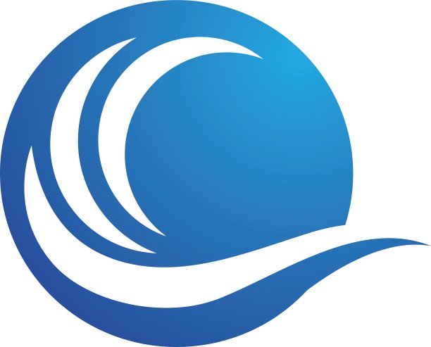 水波标志模板图片下载