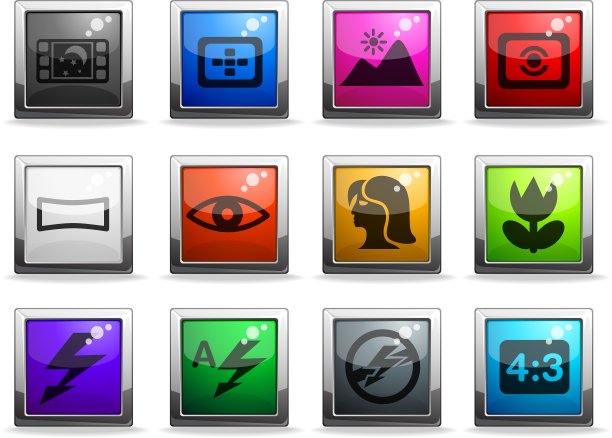 摄影轮廓图标图片下载