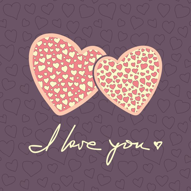 情人节贺卡的背景图片下载